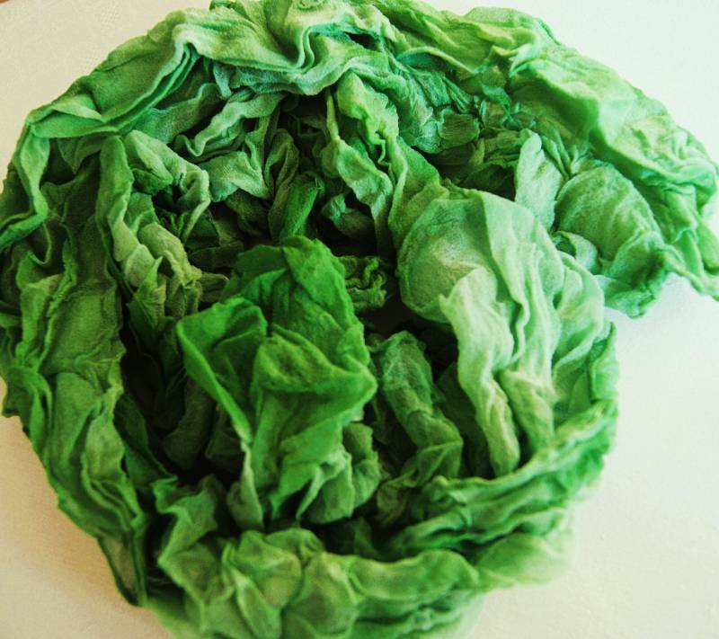 x1039 Knüll(Er-Chiffonschal - Grüntöne Changierend x1039 Knüll(Er-Chiffonschal - Grüntöne Changierend von GABIKII