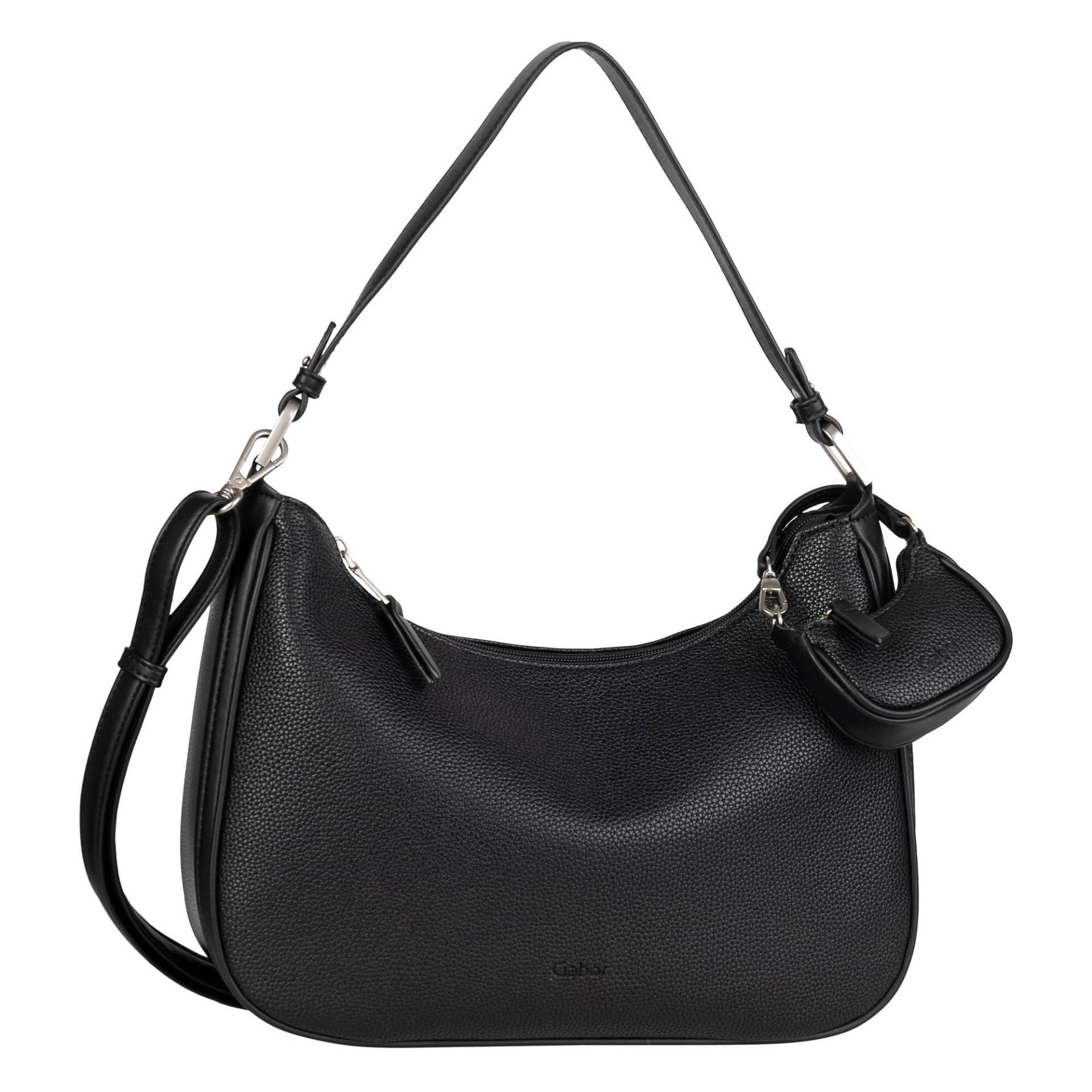 Devika, Hobo Bag M, black black von GABOR_BAGS