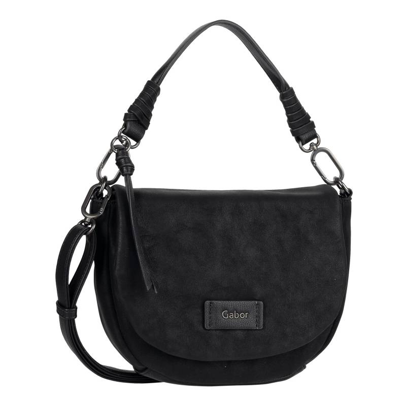 Lida, Flap bag S top zip, black black von GABOR_BAGS