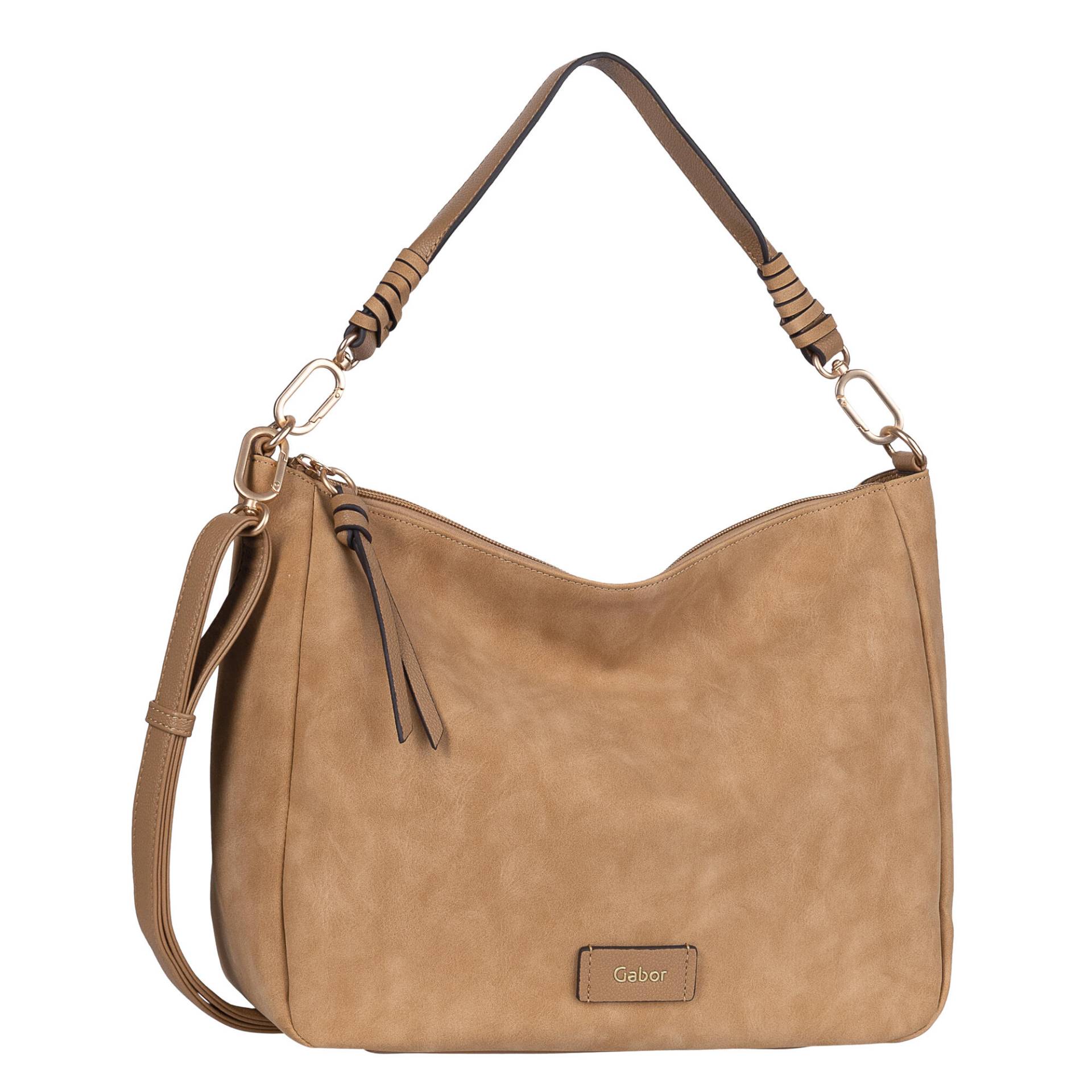 Lida, Hobo Bag L, camel camel von GABOR_BAGS