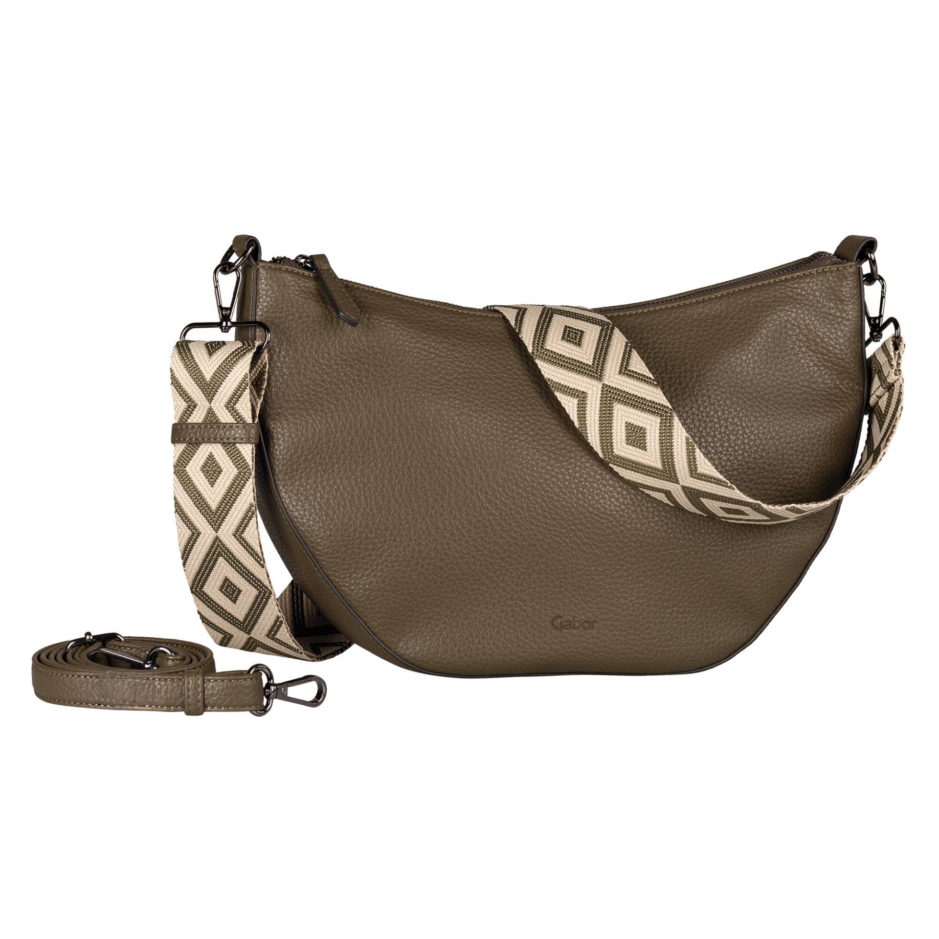 Linda, Cross bag M, khaki khaki von GABOR_BAGS