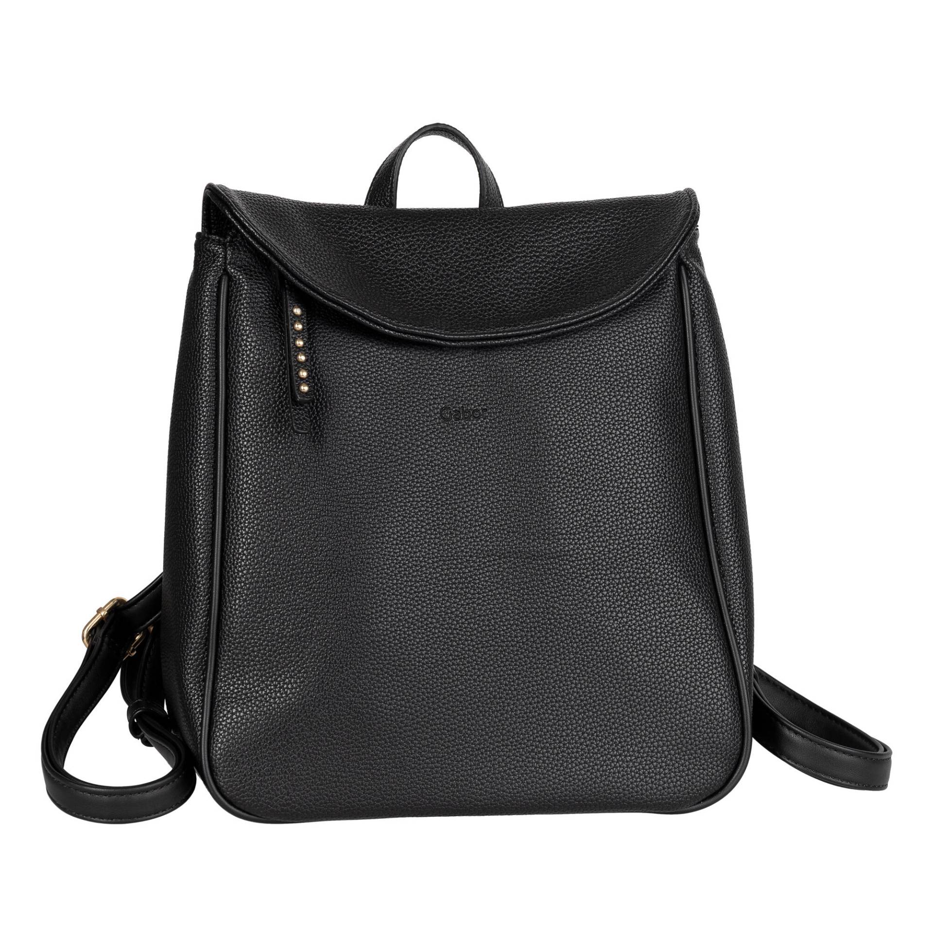 Marcella, Backpack M, black black von GABOR_BAGS