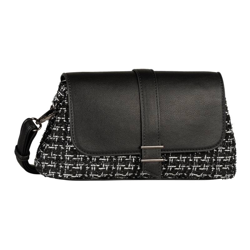 Sahar, Flap bag M no zip, mixed black mixed black von GABOR_BAGS