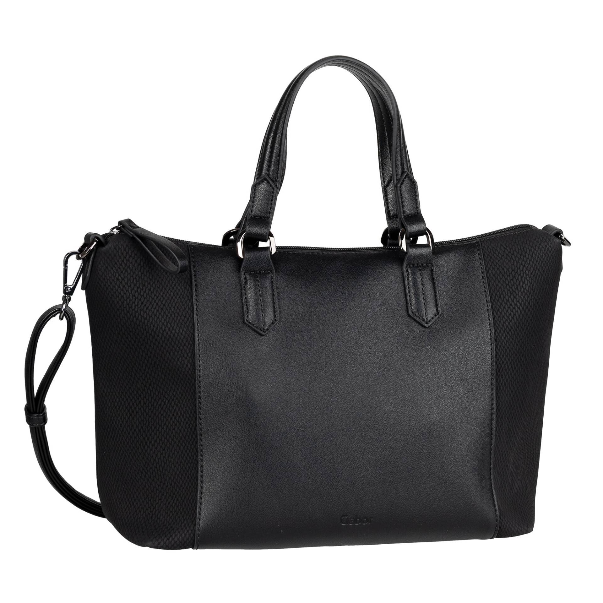 Wanda, Zip shopper M, black black von GABOR_BAGS
