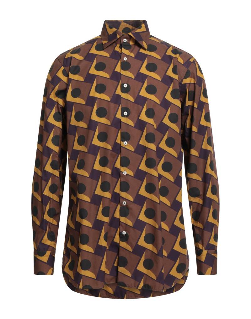 GABRIELE PASINI Hemd Herren Braun von GABRIELE PASINI