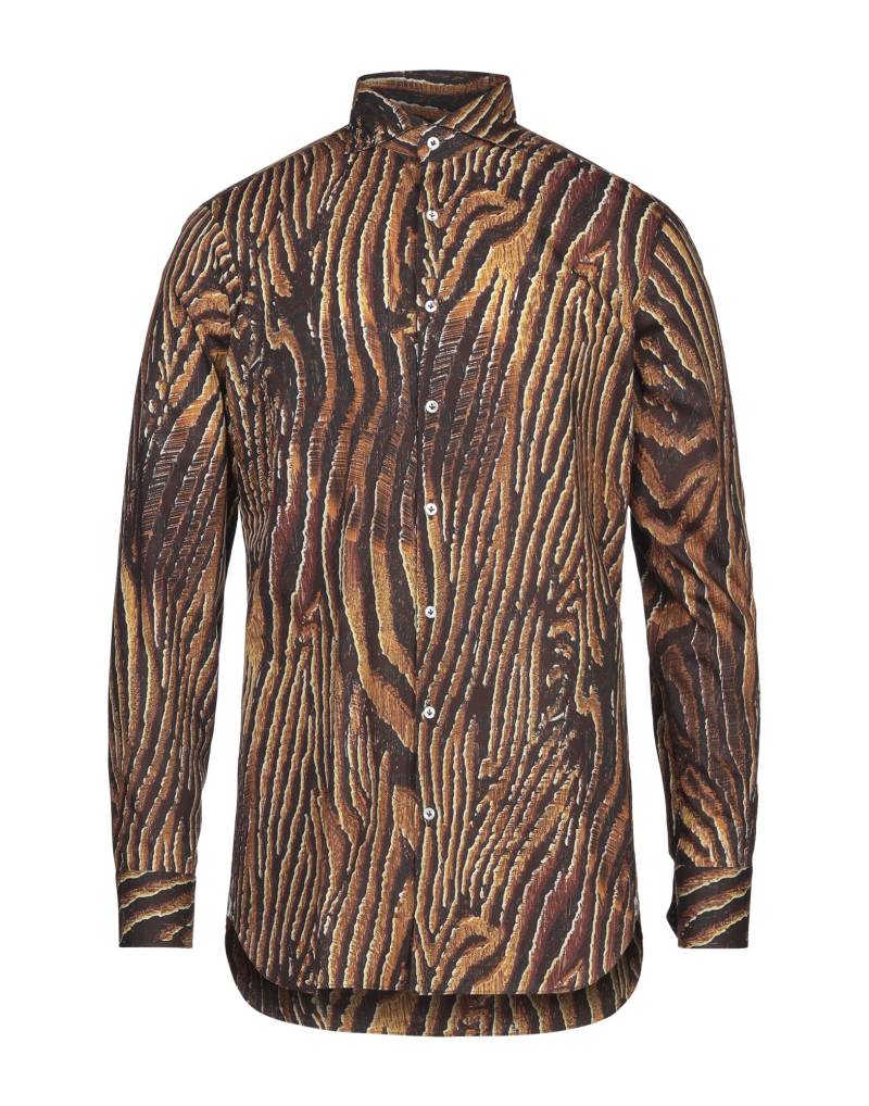 GABRIELE PASINI Hemd Herren Braun von GABRIELE PASINI