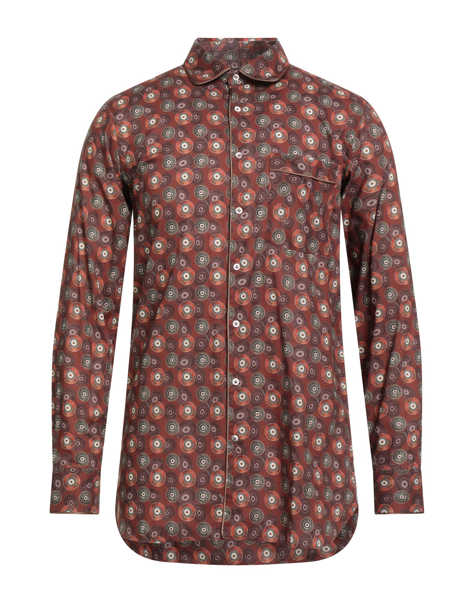 GABRIELE PASINI Hemd Herren Braun von GABRIELE PASINI