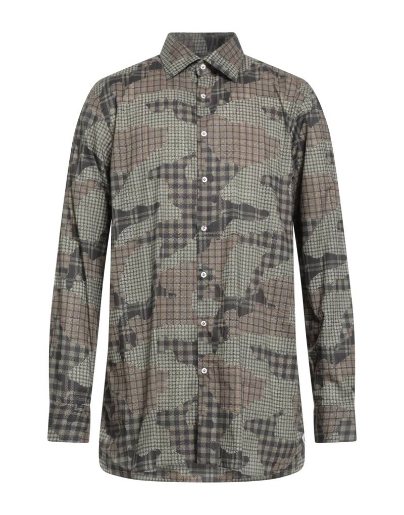 GABRIELE PASINI Hemd Herren Militärgrün von GABRIELE PASINI