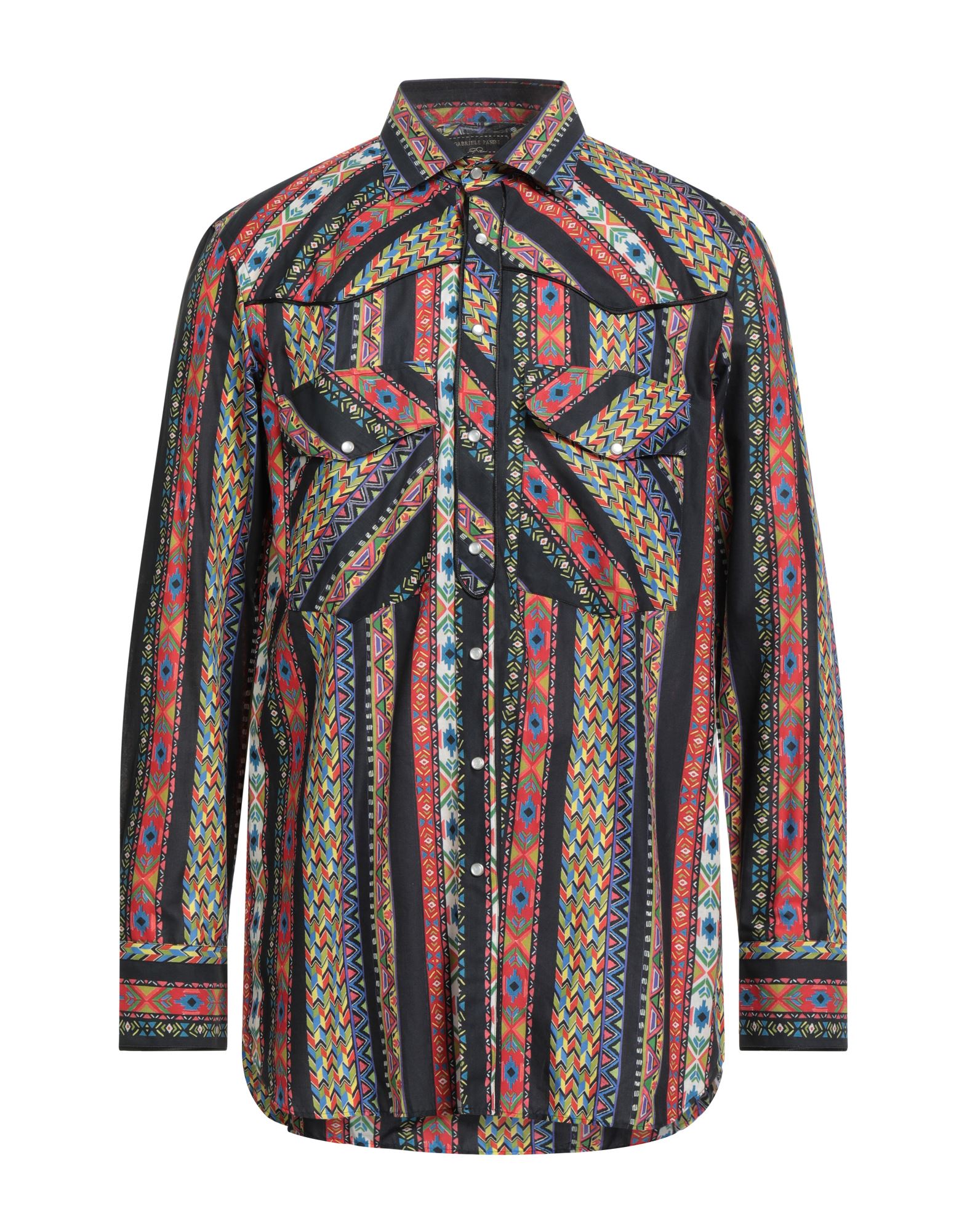 GABRIELE PASINI Hemd Herren Schwarz von GABRIELE PASINI