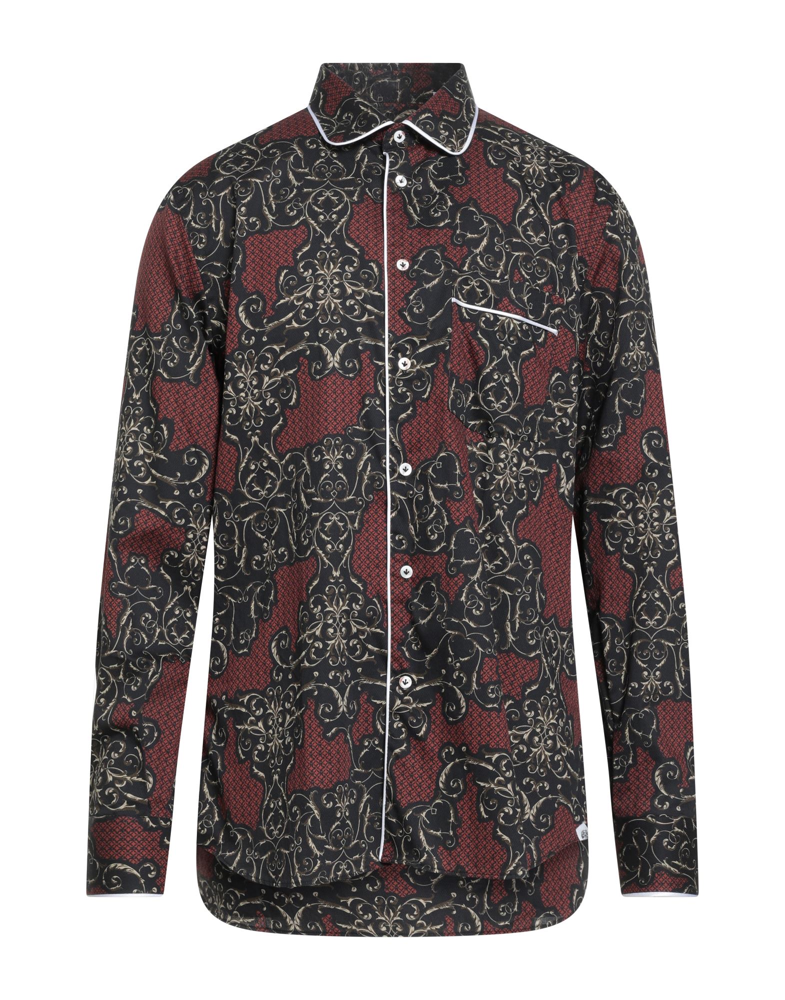 GABRIELE PASINI Hemd Herren Ziegelrot von GABRIELE PASINI