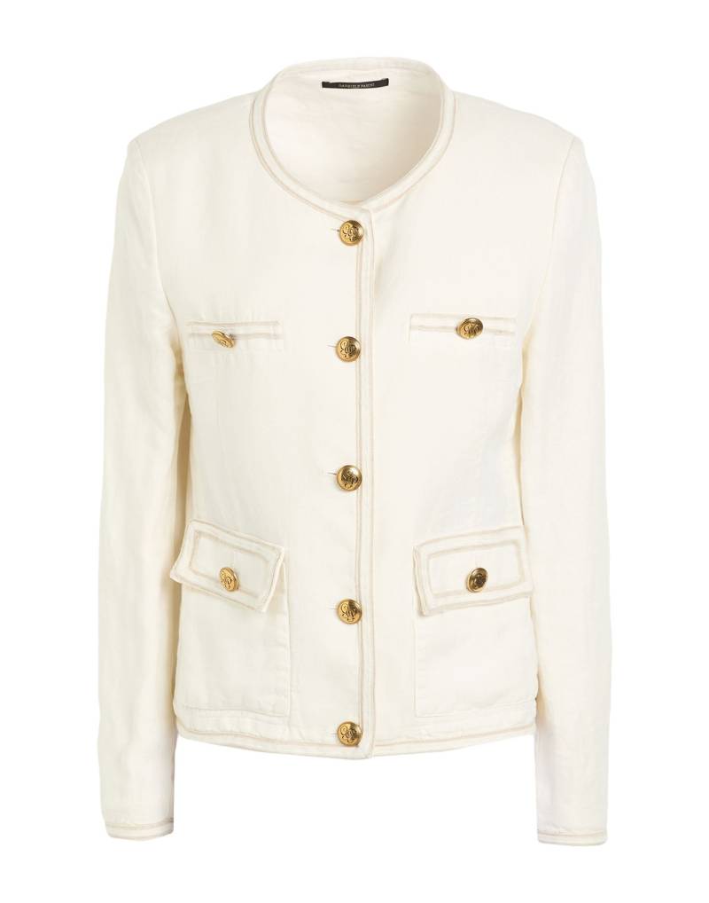 GABRIELE PASINI Jacke & Anorak Damen Off white von GABRIELE PASINI