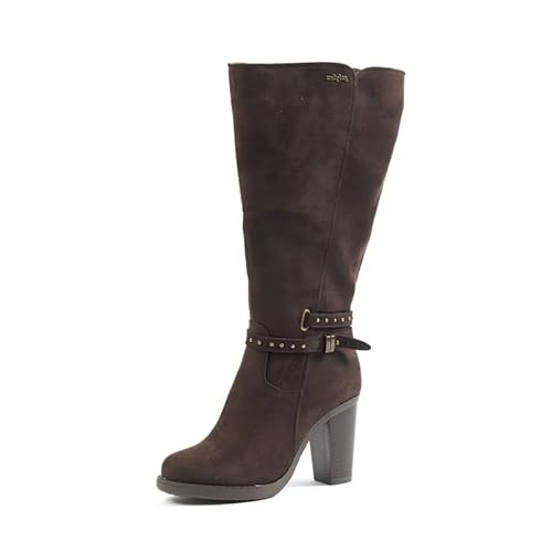 GABYLOU Bottes mollets larges 2XL - Modele Myriam, DK Brown MF, 41 von GABYLOU