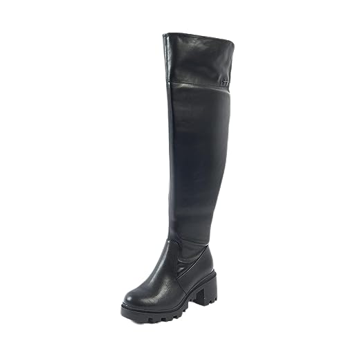 GABYLOU Bottes mollets larges XL - Modele Emmanuelle, Black23, 38 von GABYLOU