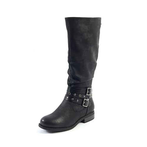 GABYLOU Bottes mollets larges XL - Modele Isabelle, Black23, 41 von GABYLOU