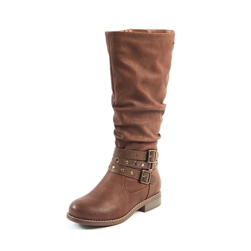 GABYLOU Bottes mollets larges XL - Modele Isabelle, Brown23, 42 von GABYLOU