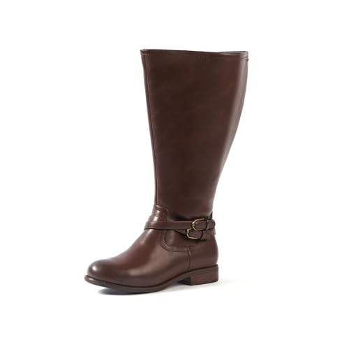 GABYLOU Breite Wadenstiefel 3XL - Modell Lise. DK Brown24. 40 von GABYLOU