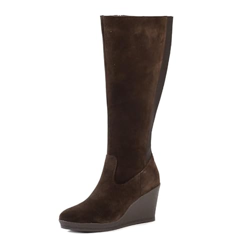 GABYLOU Bottes mollets larges XL - Modele Marine, Marron, 41 von GABYLOU