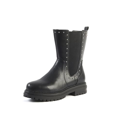 GABYLOU - Modell JADE - Damen Stiefeletten mit breiten Waden 2XL - Synthetik PU, doppelte herausnehmbare Sohle, 4 cm Absatz + 2 cm Plateau - Moderner und bequemer Stil für Stadt und Alltag von GABYLOU