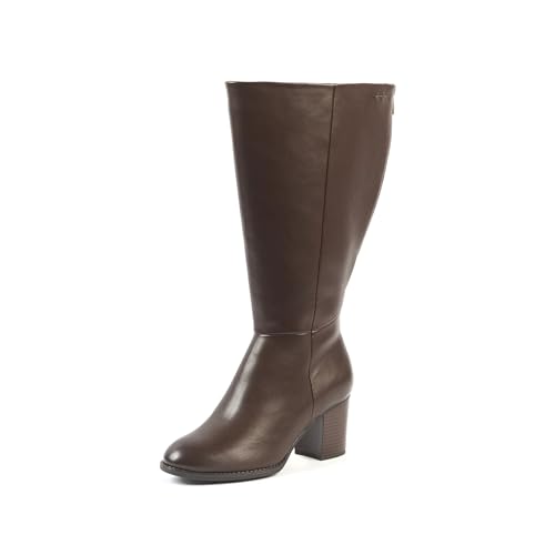 GABYLOU Stiefel mit breiten Waden 4XL - Modell Gladys, Choco25, 39 von GABYLOU