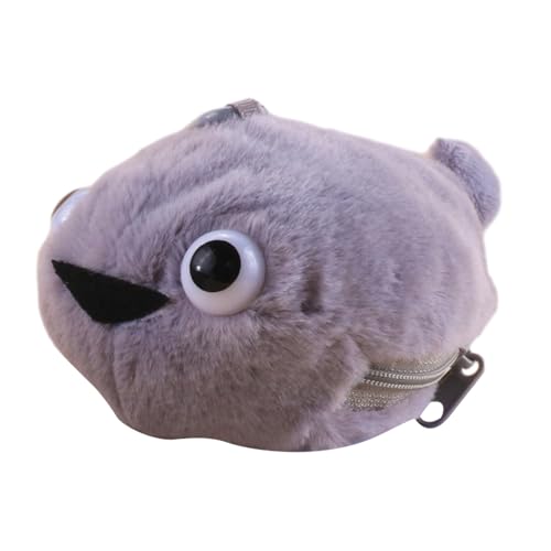 Cartoon Geldbörse Niedliche Fisch Förmige Geldbörse Für Kinder Und Teenager Kleine Headset Tasche Münzen Bargeld Kleingeld Reißverschluss Geldbörse von GADAW