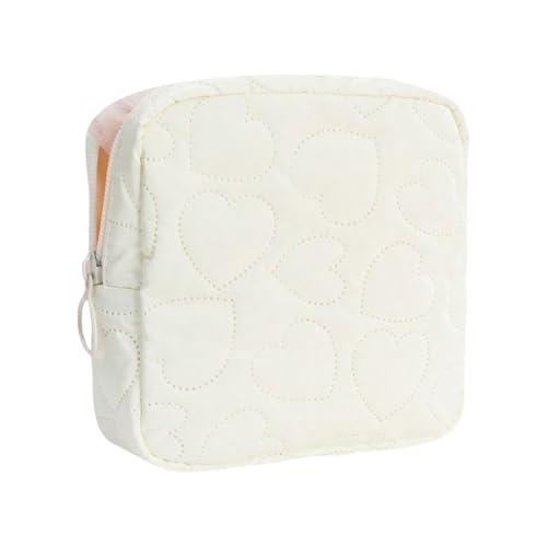 GADAW Elegante Aufbewahrungsbeutel in Bonbonfarben für den Mehrzweckgebrauch im Büro, Schulbedarf oder auf Reisen, weiß von GADAW