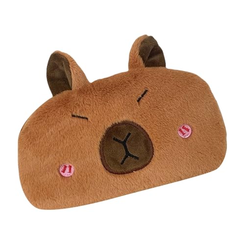 GADAW Federmäppchen In Capybaras Form Mit Weicher Plüschstruktur Federmäppchen Mit Reißverschluss Für Studenten Stilvolle Schreibwaren GADAW Federmäppchen In Capybaras Form Mit Weicher Plüschstruktur Federmäppchen Mit Reißverschluss Für Studenten Stilvolle Schreibwaren von GADAW