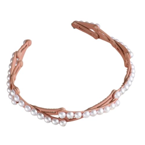 Vielseitiges Perlenhaarband, robust, bequem, passt zu eleganten Stilen, Haarschmuck für den täglichen Gebrauch, Freizeitkleidung von GADAW