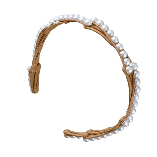 Vielseitiges Perlenhaarband, robust, bequem, passt zu eleganten Stilen, Haarschmuck für den täglichen Gebrauch, Freizeitkleidung von GADAW