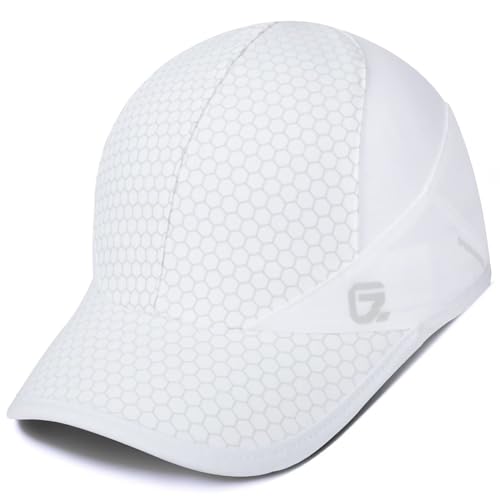 Sport Cap,Soft Brim Lightweight Running Hat Breathable Baseball Cap Quick Dry Sport Caps Cooling Portable Sun Hats for Men and Woman Performance Cloth Workouts and Outdoor Activities White von GADIEMKENSD