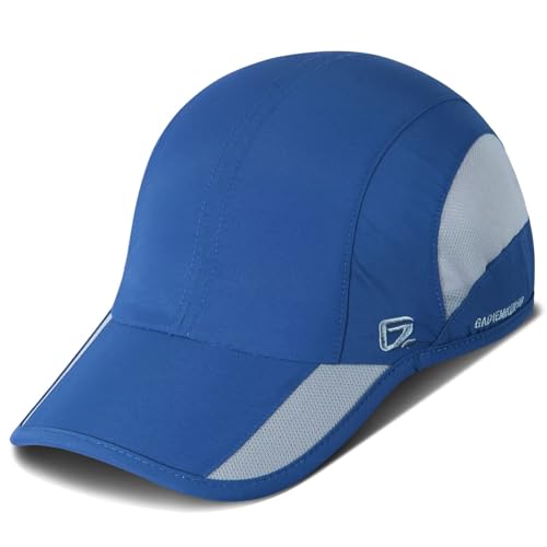 2 Stücke Golfmütze Leichter Sport Laufhut Atmungsaktiv Kühlend Dri Fit Mütze Unstrukturierte Weiche Baseballkappe UPF50+ Sonne Trucker Vatermützen für Sommer Gym Tennis Outdoor Camping Hut Blau von GADIEMKENSD