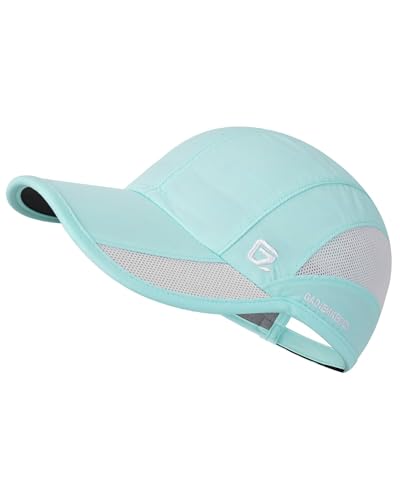 GADIEMKENSD Baseball Cap Quick Dry Sports Hat Unstructured Soft for Men Outdoor Run Golf Dad Bicycle Caps (Mint Green, M) von GADIEMKENSD