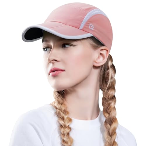 GADIEMKENSD Foldable Tech Running Hat for Women Cooling Ponytail Hats Light Quick Dry Baseball Caps Ultra-Thin Unstructured Gorras para Mujer Fitted for Beach Tennis Travel Hiking Golf Pink GADIEMKENSD Foldable Tech Running Hat for Women Cooling Ponytail Hats Light Quick Dry Baseball Caps Ultra-Thin Unstructured Gorras para Mujer Fitted for Beach Tennis Travel Hiking Golf Pink von GADIEMKENSD