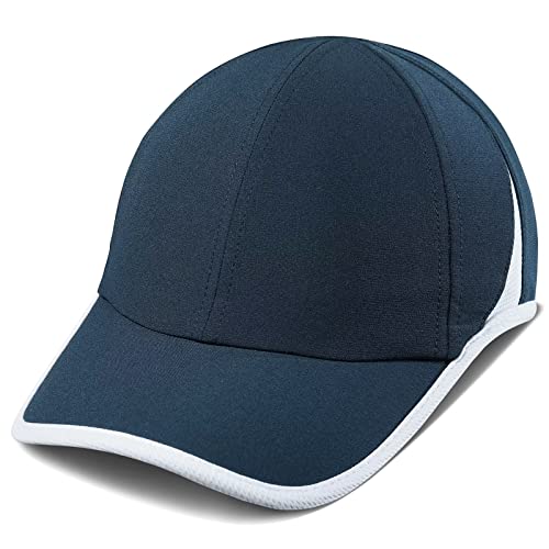 GADIEMKENSD Performance Running Hats for Men Womens Ball Cap with Breathable Mesh Cooling Quick Dry Caps Unstructured UPF 50+ Tennis Hat for Golf Hiking Workout Gym Outdoor Sports Navy von GADIEMKENSD