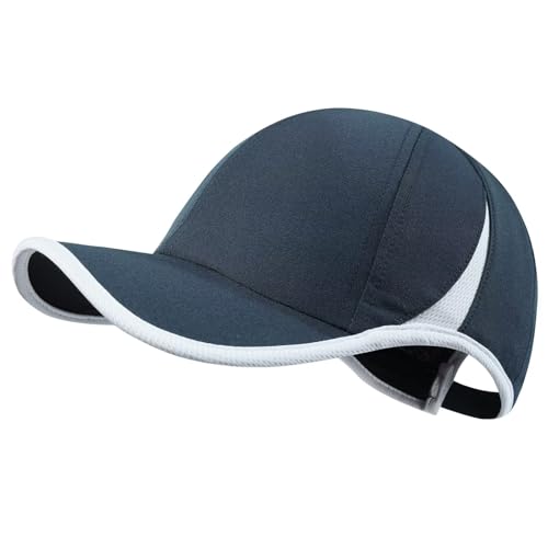 GADIEMKENSD Performance Running Hats for Men Womens Ball Cap with Breathable Mesh Cooling Quick Dry Caps Unstructured UPF 50+ Tennis Hat for Golf Hiking Workout Gym Outdoor Sports Navy von GADIEMKENSD