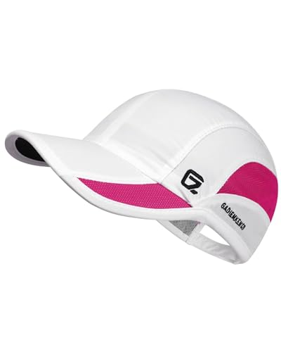 GADIEMKENSD Quick Dry Sports Hat Lightweight Breathable Soft Outdoor Running Cap Runners Caps for Women (White) von GADIEMKENSD