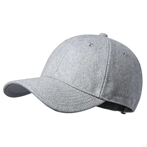 GADIEMKENSD Winter Baseball Caps Wool Dad Hat Warm Trucker Hats Work Cap Workout Thick for Mens Womens Clothing Sport Novelty The Dem En Apparel Fabric Men Woolen Unstructured, Light Gray L GADIEMKENSD Winter Baseball Caps Wool Dad Hat Warm Trucker Hats Work Cap Workout Thick for Mens Womens Clothing Sport Novelty The Dem En Apparel Fabric Men Woolen Unstructured, Light Gray L von GADIEMKENSD