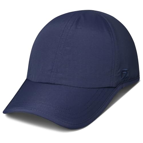 Mens Hats Baseball Cap UPF 50+ Sun Quick Dry Lightweight Breathable Trucker Hat Outdoor Hiking Fishing Run Golf Sports Dad Mesh Hats A Go Running Quick Drying Hats for Women Men Navy XL von GADIEMKENSD