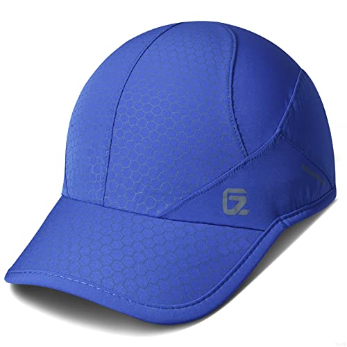 Sport cap,Soft Brim Lightweight Waterproof Running Hat Breathable Baseball Cap Quick Dry Sport Caps Cooling Portable Sun Hats for Men and Woman Performance Cloth Workouts and Outdoor Activities Blue von GADIEMKENSD