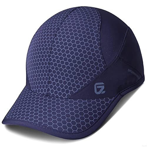 GADIEMKENSD Sport cap,Soft Brim Lightweight Waterproof Running Hat Breathable Baseball Cap Quick Dry Sport Caps Cooling Portable Sun Hats for Men Performance Cloth Workouts and Outdoor Activities Navy von GADIEMKENSD