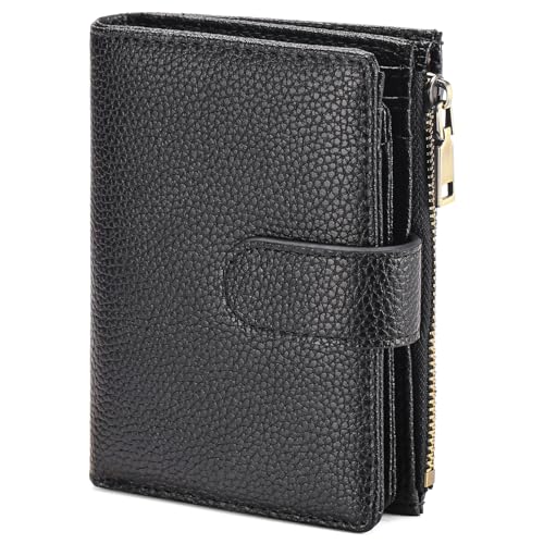GAEKEAO Geldbeutel Damen Geldbörse Damen Klein,Portemonnaie Damen Klein,Kleiner Geldbeutel Damen mit RFID Blockierung,Portmonee Damen mit Reißverschlusstasche von GAEKEAO