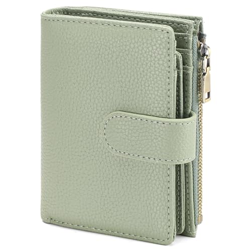 GAEKEAO Geldbeutel Damen Geldbörse Damen Klein,Portemonnaie Damen Klein,Kleiner Geldbeutel Damen mit RFID Blockierung,Portmonee Damen mit Reißverschlusstasche von GAEKEAO