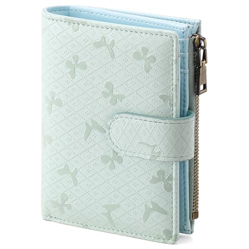 GAEKEAO Geldbeutel Damen Geldbörse Damen Klein,Portemonnaie Damen Klein,Kleiner Geldbeutel Damen mit RFID Blockierung,Portmonee Damen mit Reißverschlusstasche von GAEKEAO