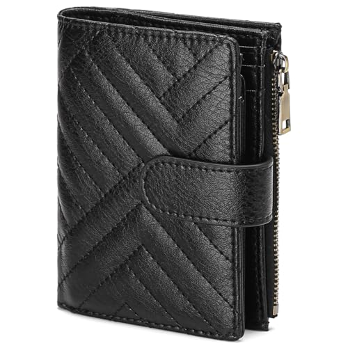 GAEKEAO Damen Geldbeutel Klein mit RFID Blockierung und Reißverschlusstasche von GAEKEAO