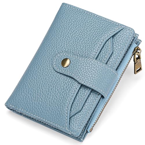 GAEKEAO Geldbeutel Damen Geldbörse Damen Klein RFID-Schutz, Portemonnaie klein mit Reißverschlusstasche mit Münzfach Kartenetui von GAEKEAO