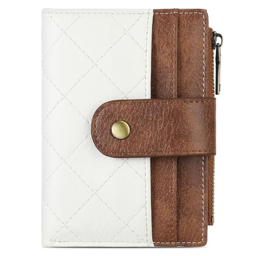 GAEKEAO Geldbörse Damen Klein, Geldbeutel RFID-Schutz, Portemonnaie Damen klein mit Reißverschlusstasche mit Münzfach Kartenetui Portmonee von GAEKEAO