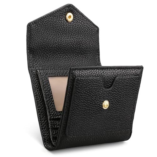 GAEKEAO Geldbörse Damen Klein, Portemonnaie Mit RFID Schutz, Reißverschlusstasche, Münzfach Und Kartenetui von GAEKEAO