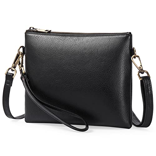 GAEKEAO Crossbody Bag Damen Handtasche Damen Umhängetasche Damen Tasche, RFID Schutz Leder Geldbörse Verstellbar Abnehmbar Schultergurt, Reißverschluss Schultertasche Damen von GAEKEAO