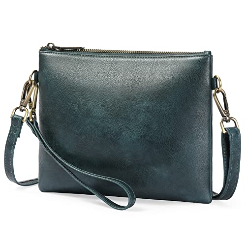 GAEKEAO Crossbody Bag Damen Handtasche Damen Umhängetasche Damen Tasche, RFID Schutz Leder Geldbörse Verstellbar Abnehmbar Schultergurt, Reißverschluss Schultertasche Damen von GAEKEAO