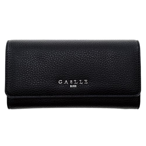 WALLET CONTINENTAL KUNSTLEDER GRÖSSE SIE, Schwarz , Einheitsgröße von Gaelle