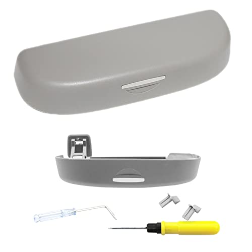 GAFAT 2020-2025 2026 Cuprα Formentor/Seat Leon MK4 Sonnenbrillenhalter Brillenetui Auto, Cuprα Formentor 150 cv/1.5 tsi/V1 VZ VZ5/1.4 e-Hybrid Aufbewahrungsbox Organizer (Grau) von GAFAT